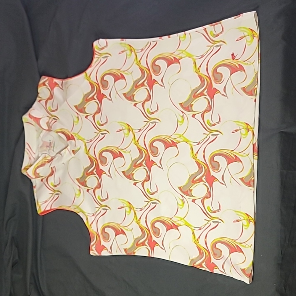 GOLF AMERICA Activewear Abstract Print Sleeveless Shirt  Size XL